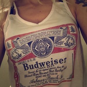 Vintage style Budweiser Tank